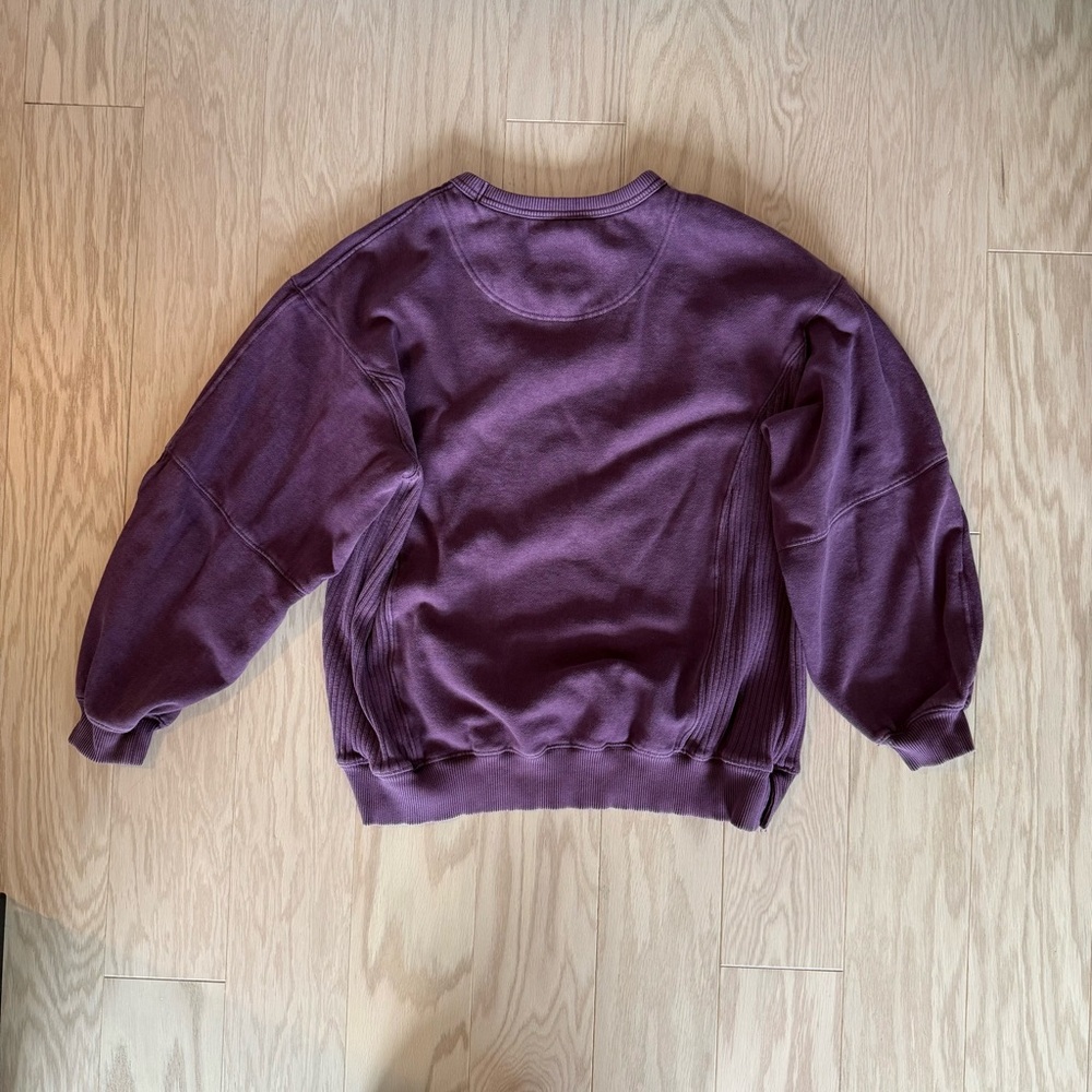 Aerie Très Chic Sweatshirt Cool Berry - Picture 3 of 4